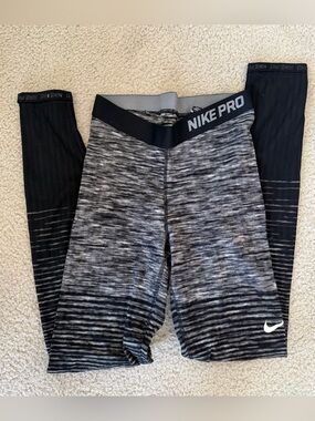 Nike Pro Hyperwarm Running Tights Fleece Lined